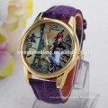 Leather strap fashion cheap children watch